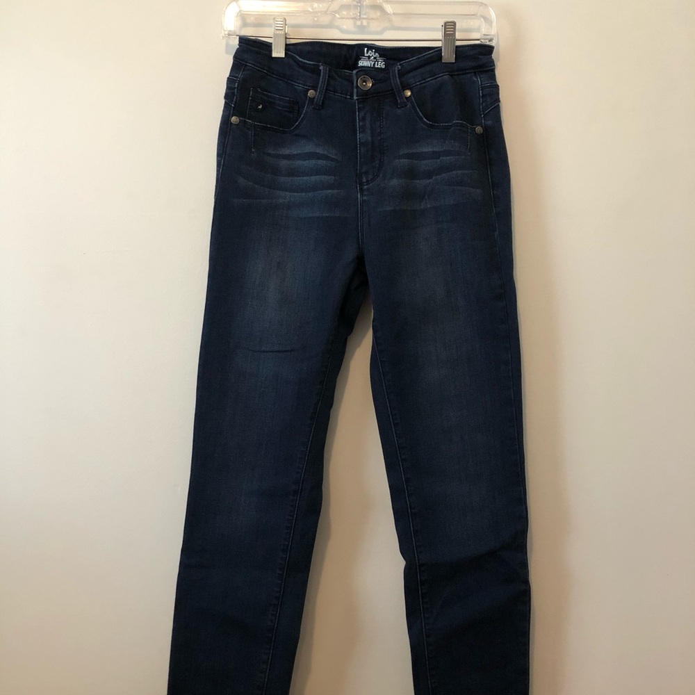 Lois high-waist blue jeans